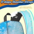 thumbnail image 5 of 17 Inch Lightweight Backpack,PVC Waterproof Oxford Fabric, Ergonomically Designed, with Large Capacity, Frozen Aesthetic Pattern, 5 of 5