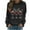 Black, variant on Womens Christmas Sweatshirt Rhinestone Wine Glass Shirt Cute Crew Neck Sweatshirts Long Sleeve Loose Pullover Holiday Tops for Women
