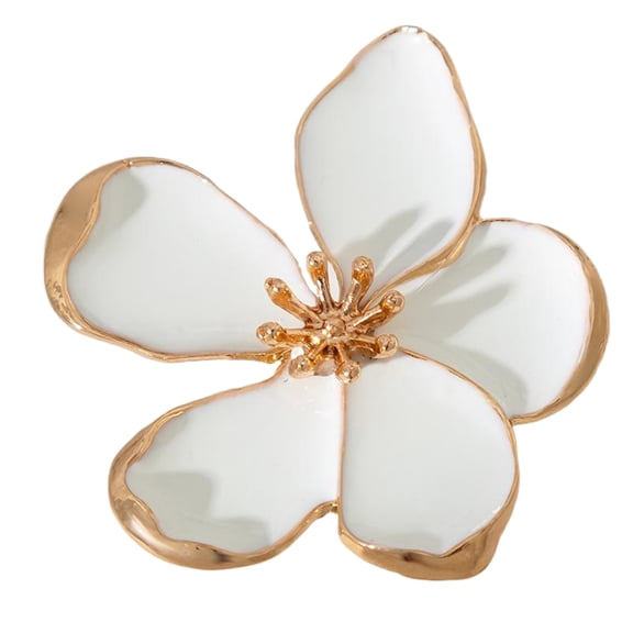 Sophisticated Pearls Flower Rings for Women Adjustable Open Rings Exaggerated Wedding Finger Jewelry Birthday Gift