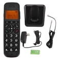thumbnail image 2 of Teléfono Inalámbrico para el Hogar, Tecnología Eco, Botones Grandes y Pantalla Retroiluminada Amarilla, Altavoz Dúple soleta, para Personas Mayores con Discapacidad Auditiva, 2 of 7