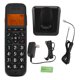 thumbnail image 2 of Teléfono Inalámbrico para el Hogar, Tecnología Eco, Botones Grandes y Pantalla Retroiluminada Amarilla, Altavoz Dúple soleta, para Personas Mayores con Discapacidad Auditiva, 2 of 7