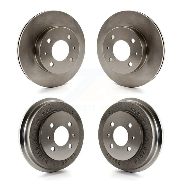 CMX Front Rear Disc Brake Rotors Drums Kit for Car Hyundai Accent K8-102167