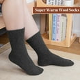 thumbnail image 6 of Loritta Wool Socks for Women, 5 Pairs Ladies Cozy Boot Winter Thermal Warm Thick Socks Size 5-9, 6 of 6