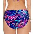 thumbnail image 2 of Island Escape Women's Blue Tahiti Bikini Bottoms, 2 of 3