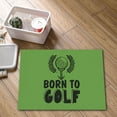 thumbnail image 2 of Green Court Printed Velvet Mat G Olf Ba Ll Theme Door Mats Sports Funny Welcome Mat For Front Door Non Entryway Rug Floor Doormat For Inside Outside Entry Living Room Tug Fall Throw Blanket for Couch, 2 of 4