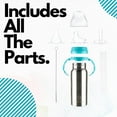 thumbnail image 4 of Hamarue Stainless Steel Sippy Cups for Toddlers | Insulated Baby Bottle | Transition Straw Cup, 4 of 7