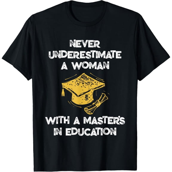 Masters in Education Degree Graduation Women MeD T-Shirt