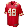 thumbnail image 2 of Men's Nike Cole Christiansen Red Kansas City Chiefs Game Player Jersey, 2 of 4