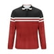 thumbnail image 5 of Blusa y camisa de manga larga con cuello vuelto para hombre, informal, holgada, con cremallera, a rayas, estampada, de poliéster., 5 of 5