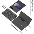 thumbnail image 4 of Mobile Office Keyboard Kit,Leather Keyboard Case Pen Bluetooth For Folding Mouse,Kit Phone Case, 4 of 7