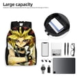 thumbnail image 6 of Yu-Gi-Oh! Laptop Backpack Lightweight Basic Unisex Daypack School Bag Student Bookbag Satchel Travel Bag Rucksack, 6 of 8