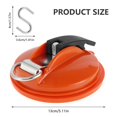 thumbnail image 2 of Heavy Duty Suction Cup Anchor Strong Suction Cups Multi-function Car Mount Luggage Anchor Camping Tarp Accessory Portable Hanging Tool with Securing Hook, 2 of 7
