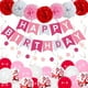 thumbnail image 1 of Kit de 48 globos de confeti de látex con pompones de papel rojo, 1 of 2