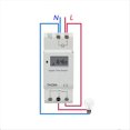 thumbnail image 3 of Interruptor Temporizador Digital Programable Semanal de 2 Cables con Carril DIN, Control de Relé, CA THC 15 A, 30 A, 220 V, 12 V., 3 of 5