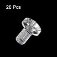 thumbnail image 3 of Unique Bargains M6x10mm Plastic Phillips Bolts PC Pan Head Machine Screws Transparent 20 Pack, 3 of 5