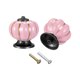 thumbnail image 1 of Perillas de cerámica Unique Bargains 40x40mm Calabaza Rosa 2uds, 1 of 5