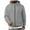 Gray, variant on LODIENY Fashion Mens Hoodie Jackets Lightweight Full Zip up Casual Long Sleeve Drawstring Pullover Sweatshirts Trendy Basic Athletic Hooded Outwear Coat with Pockets Army Green L