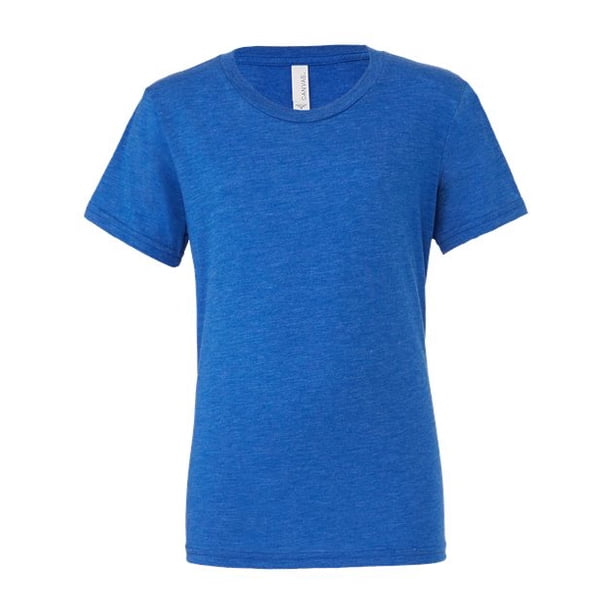 Camiseta de manga corta unisex Triblend de Bella + Canvas XS TRUE ROYAL TRBLN bella lienzo 3413