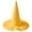 Yellow, variant on Halloween Tall Witch Hat for Women Men,Pointed Cone Costume Hat with Wide Brim, Wizard Hat Accessory for Cosplay Party Stage Performance Theme Event Dress Up Black