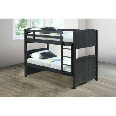 Wooden Twin Over Twin Bunk Bed (BU38) (Best Rv With Bunk Beds)