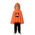thumbnail image 3 of Boy Halloween Outfit Unisex Ghost Face Kids Hooded Cape Pants Two Piece Set Girls 6-7 Years, 3 of 9
