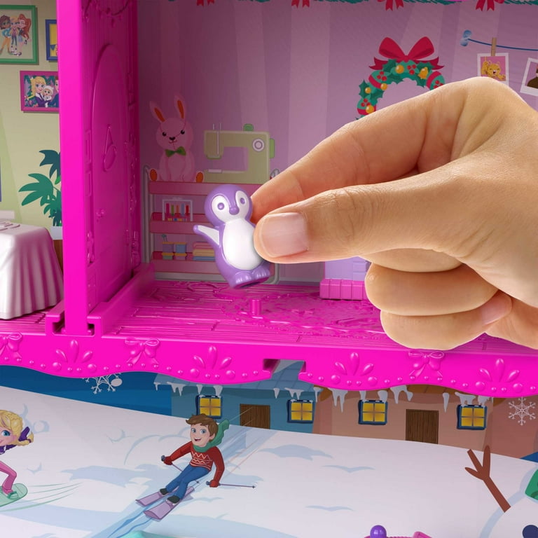 Polly Pocket Advent Calendar, 2 Micro Dolls, Winter Doll House Playset, 25  Surprises, Holiday Theme - Walmart.com