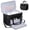 Black, variant on Threns Sewing Machine Carrying Case, Tote Bag with Shoulder Strap and Storage Pockets, Sewing Machine Bag Fits Most Standard Sewing Machines, Black