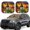 Fall Village Scenery, variant on Naloa Fall Village Scenery 2 Piece Foldable Car Sun Shades, Car Windshield Sunshade, Front Window Sunshade for Car, Truck, SUV - Small