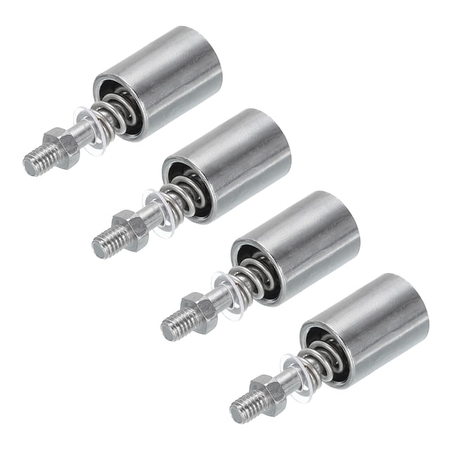 Unique Bargains CPU Water Cooling Head Screw M4 CPU Fixing Screws Iron Silver with 4Spring 4Gasket PC Computer Water Cooling