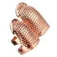 thumbnail image 1 of Thimble Finger Protector, Rust Proof Sewing Thumb Protector  For Hand Sewing Rose Gold, 1 of 8