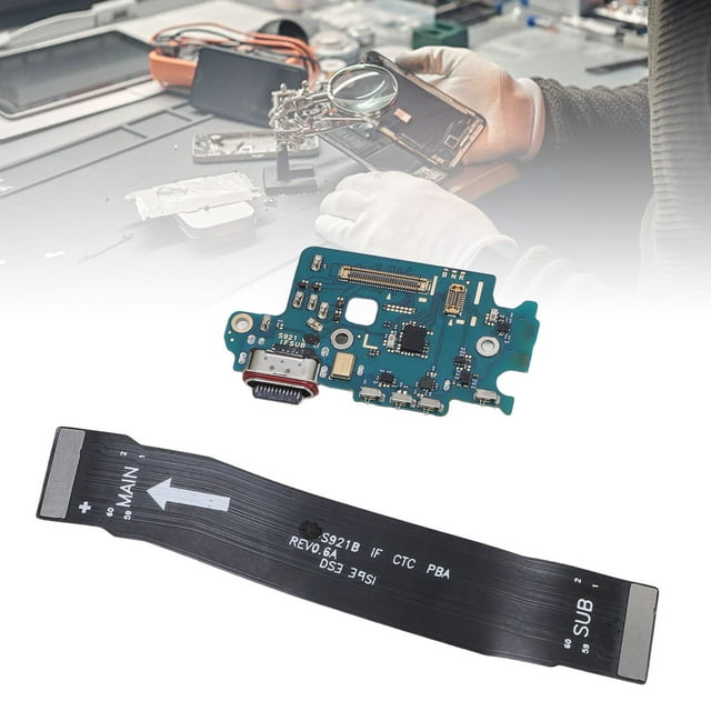 Reemplazo Del Cable Flexible Del Puerto De Carga USB, Conector De Base Del Puerto De Carga Del Teléfono Sensible Para Reparación