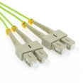 thumbnail image 1 of 2m SC/UPC-SC/UPC OM5 Multimode Duplex OFNR 2.0mm Green Fiber Optic Patch Cable, 1 of 1