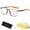Orange, variant on Converisely Fashionable Silicone Sports Reading Glasses, Ultra-Light Anti-Blue Multifocal Reading Glasses for Women