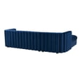 thumbnail image 4 of Callie Navy Velvet Sectional - LAF, 4 of 4
