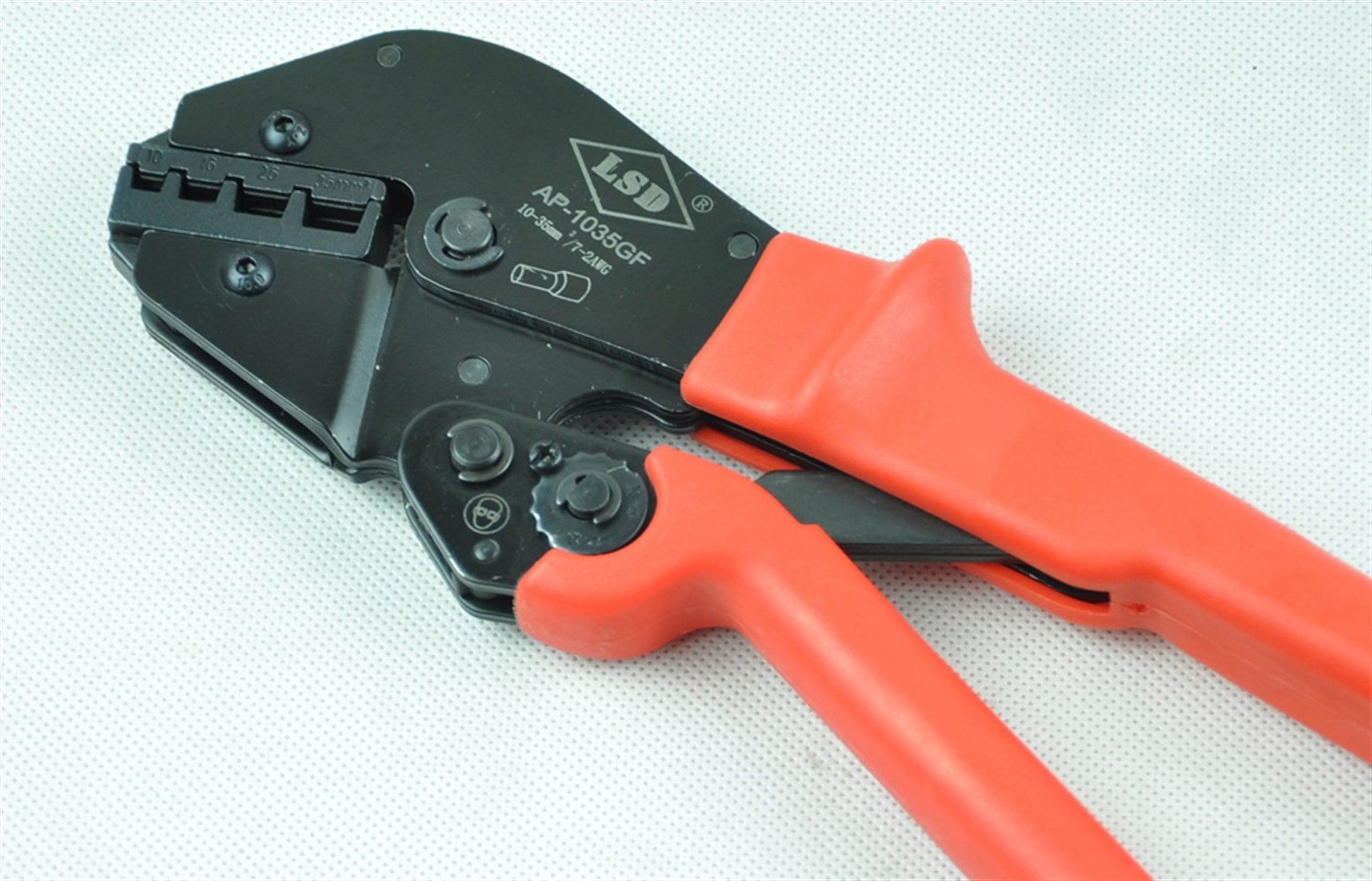 Terminal Crimping Plier for Cable Ferrules,cord End Crimping Tool 10-35mm² 8-2AWG Carbon Steel Plier ,Durability That Lasts
