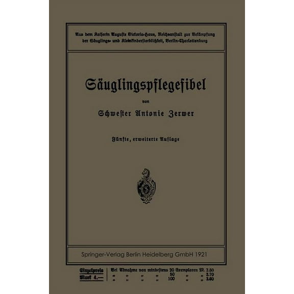 SÃ¤uglingspflegefibel, (Paperback)