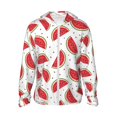 thumbnail image 1 of Lsque Watermelon Pattern UPF 50+ Lightweight Sun Protection Men's Women's Long Sleeve Shirt, Hoodie Performance -Large, 1 of 7