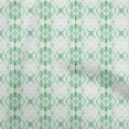 thumbnail image 1 of oneOone Cotton Jersey Green Fabric Asian Batik Floral Fabric For Sewing Printed Craft Fabric By The Yard 58 Inch Wide, 1 of 5