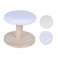 thumbnail image 2 of Taburete de planchado redondo, tabla de planchar, mini plancha para el hogar, funda acolchada, tabla de almohada Blanco, 2 of 9