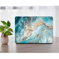 thumbnail image 3 of KSK KAISHEK Hard Case Cover Compatible MacBook Pro 14"( XDR Display, 2021 - 2023) + Black Keyboard Cover Model A2779 A2442, Type C Marble 52, 3 of 5