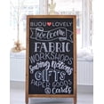 thumbnail image 5 of VersaChalk VC113-B A-Frame Rustic Wood Indoor Outdoor Free-Standing Chalkboard, 5 of 5