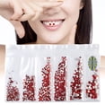 thumbnail image 3 of Diamantes de imitación dentales Blanqueamiento de dientes Decoración de dientes Cristal de diente de cristal dental JShteea  Cuidado Belleza, 3 of 6
