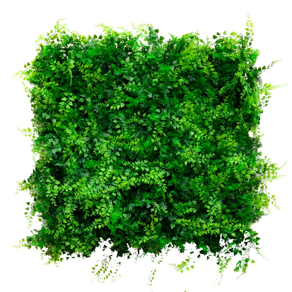 Artificial Plant Living Wall Panels for Indoor/Outdoor Use (4 pack
