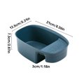 thumbnail image 2 of Fregaderos de cocina Drenaje Cesto de basura colgante Estante de almacenamiento de basura Estantes antideslizantes Gadget doméstico para herramientas de limpieza Artículos de tocador azul Inevent HA011870-04, 2 of 7