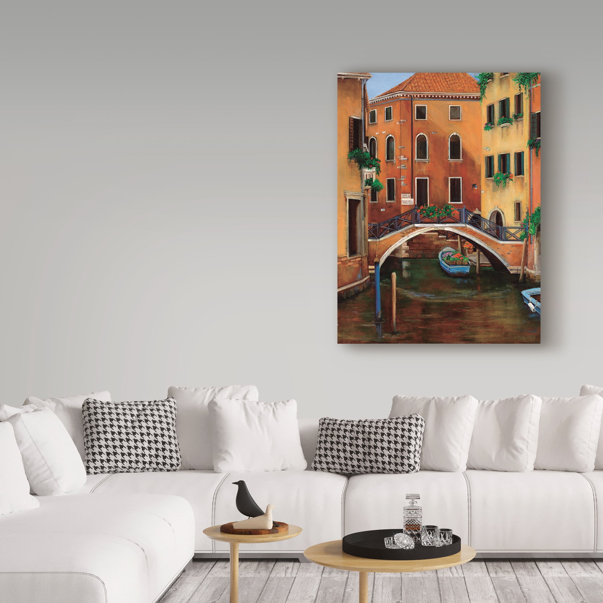 Trademark Fine Art 'Flower Delivery' Canvas Art by Betty Lou