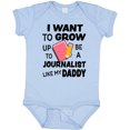 thumbnail image 3 of Inktastic I Want to Grow Up to Be a Journalist Like My Daddy Boys or Girls Baby Bodysuit, 3 of 5