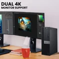 thumbnail image 3 of Restored Dell Windows 11 Desktop Computer OptiPlex 7040 SFF PC Intel Quad-Core i5-6500, 32GB Ram, 256GB NVMe SSD, Built-in WiFi (Refurbished), 3 of 6
