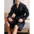 thumbnail image 2 of Men's Solid Color Long Sleeve Belted Spliced Rope Detail, 2 of 5