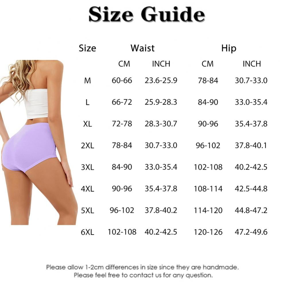 3 Pack High Waist Tummy Control Panties for Women, Lace