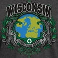 thumbnail image 3 of CafePress - Wisconsin Green Pride Dark T Shirt - Men's Classic Graphic Cotton T-Shirt, 3 of 4
